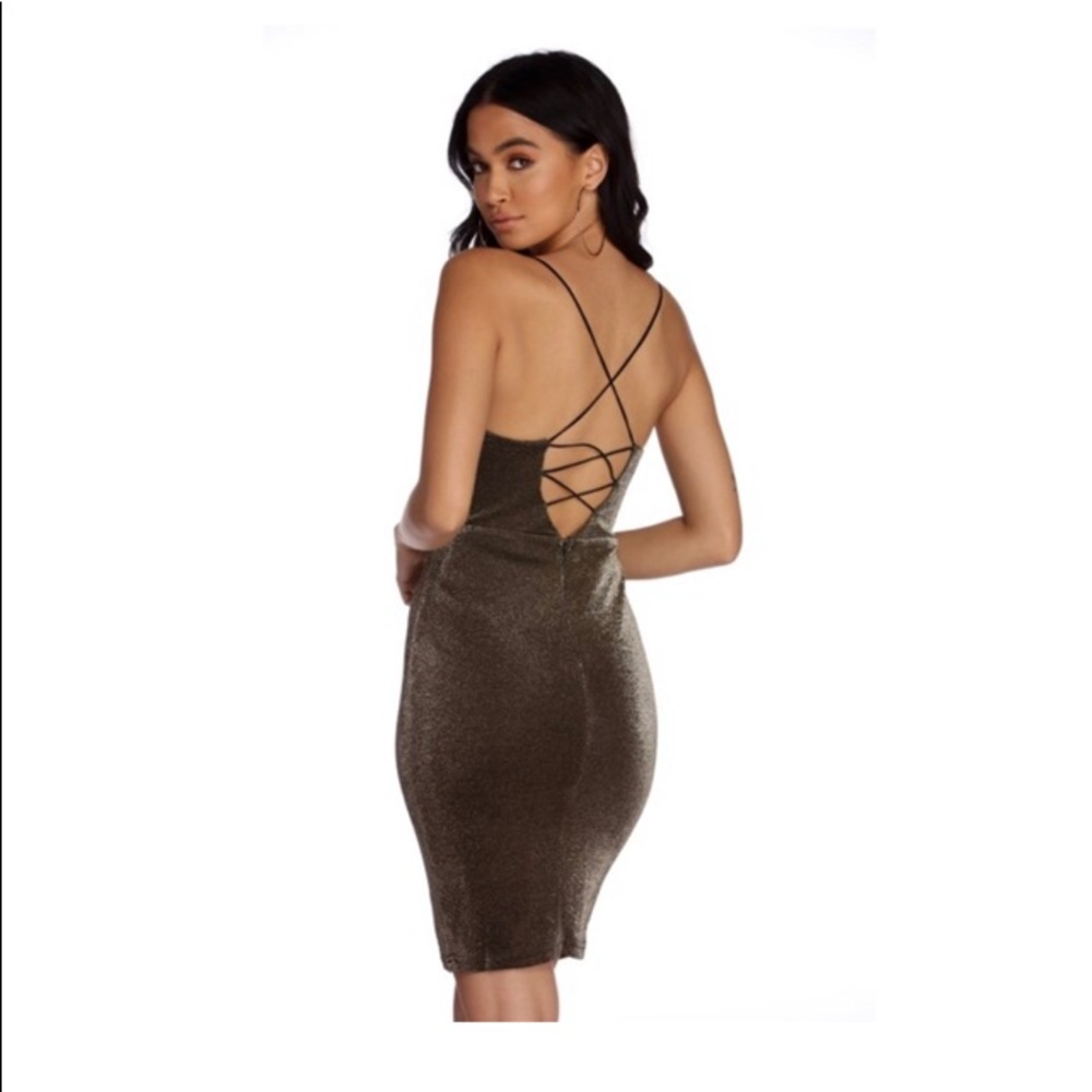 Bronze Shimmer Dress